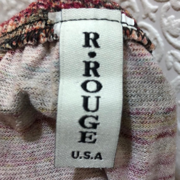 R.Rogue Boho Indie Stripped Dress Small - Picture 3 of 4